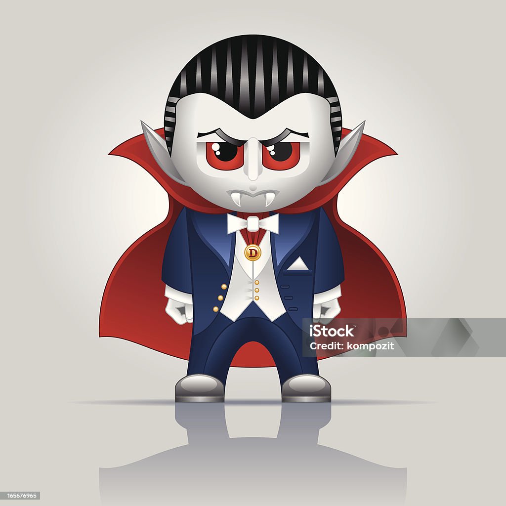 Icona di dracula - arte vettoriale royalty-free di Vampiro