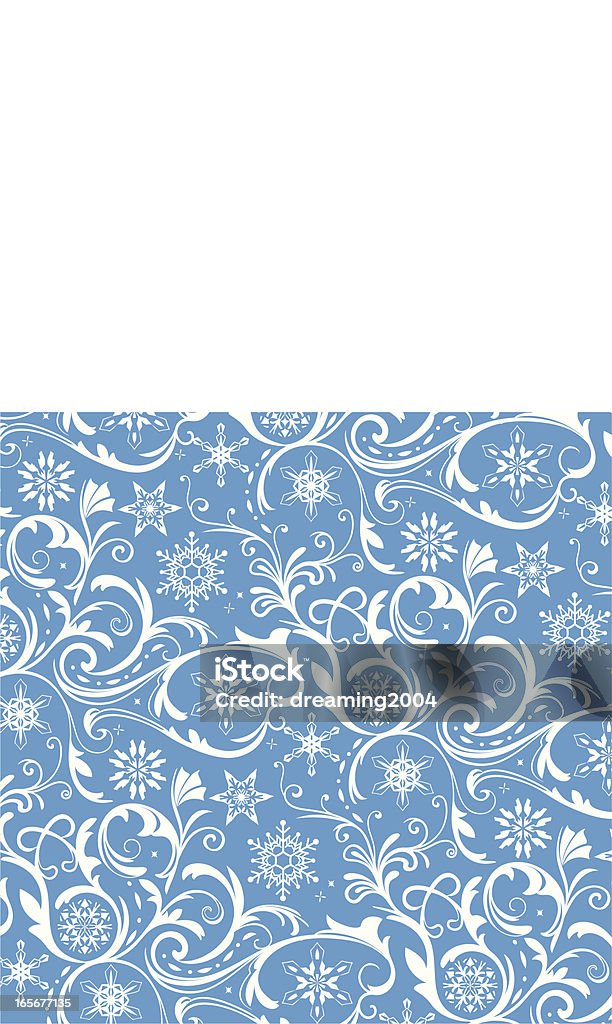 Simple Snowflake Pattern For Menu Background Snowflake Pattern Stock Illustration - Download Image Now - Backgrounds ...