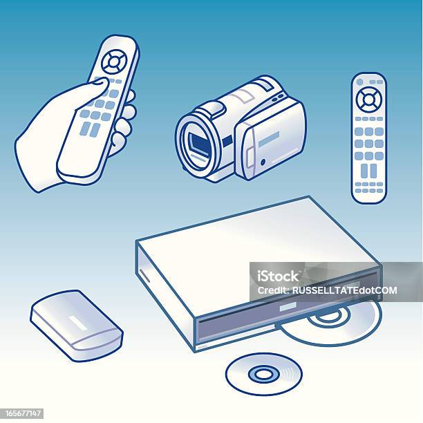 Vetores de Tecnologia Digital De Vídeo e mais imagens de Lítio - Lítio, Pilha - Fornecimento de Energia, Tecnologia