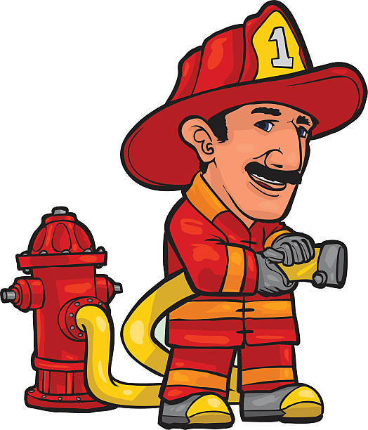 Firefighter Stock Illustration - Download Image Now - Firefighter, Firefighter's Helmet, Cartoon - iStock Firefighter Stock Illustration - Download Image Now - Firefighter, Firefighter's Helmet, Cartoon - iStock