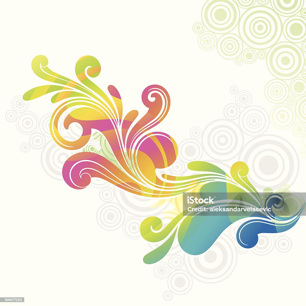 Colorful Scroll Stock Illustration - Download Image Now - Backgrounds ...