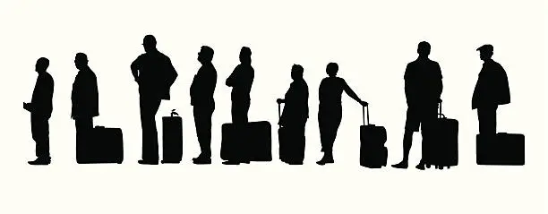 Vector illustration of People Traveling