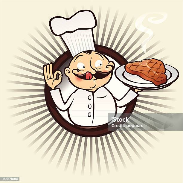 Ilustración de Chef Yumm Chuletas T Florentinas y más Vectores Libres de Derechos de Chef - Chef, Cocido a la parrilla, Entrecot de costilla