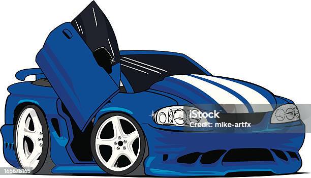 50vertblue Stock Illustration - Download Image Now - Car, Cartoon, Cobra -  iStock