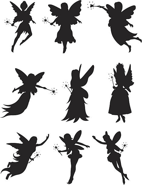 зуб fairies - fairy stock illustrations