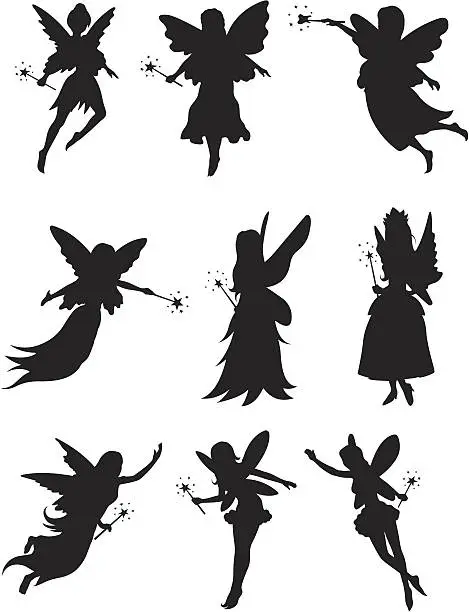 Vector illustration of Tooth Fairies