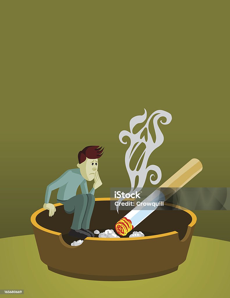 De FUMADORES - arte vectorial de Dejar de fumar libre de derechos