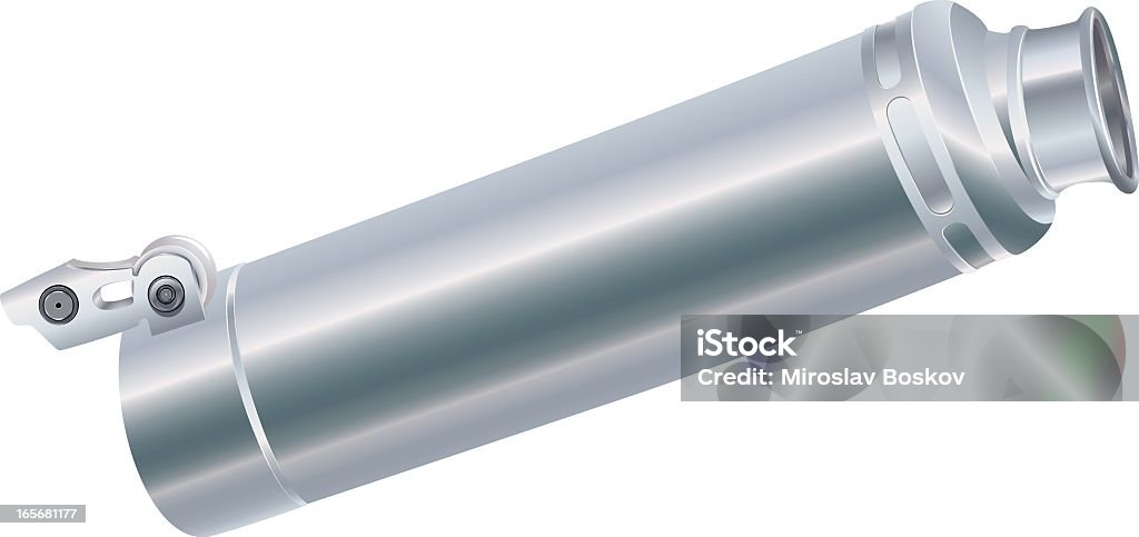 Motorcycle Pipe Vector Exhaust Motorcycle Part Stock Illustration - Download Image Now ...