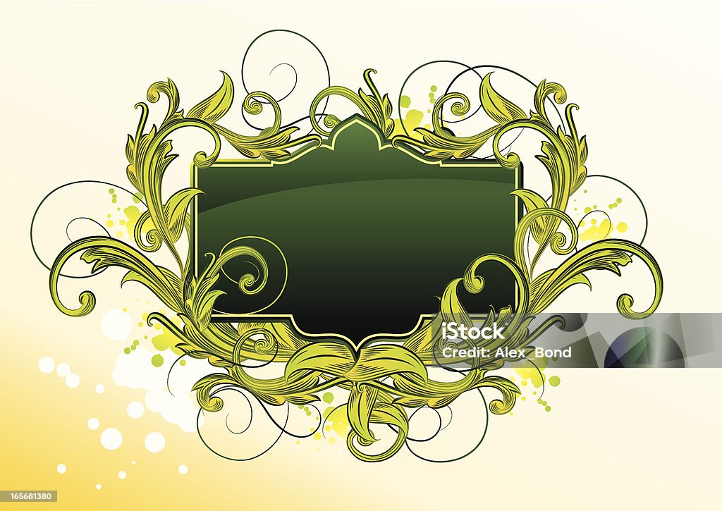 Frame Color Green Abstract Green Frame Stock Illustration - Download Image Now - Abstract, Art ...