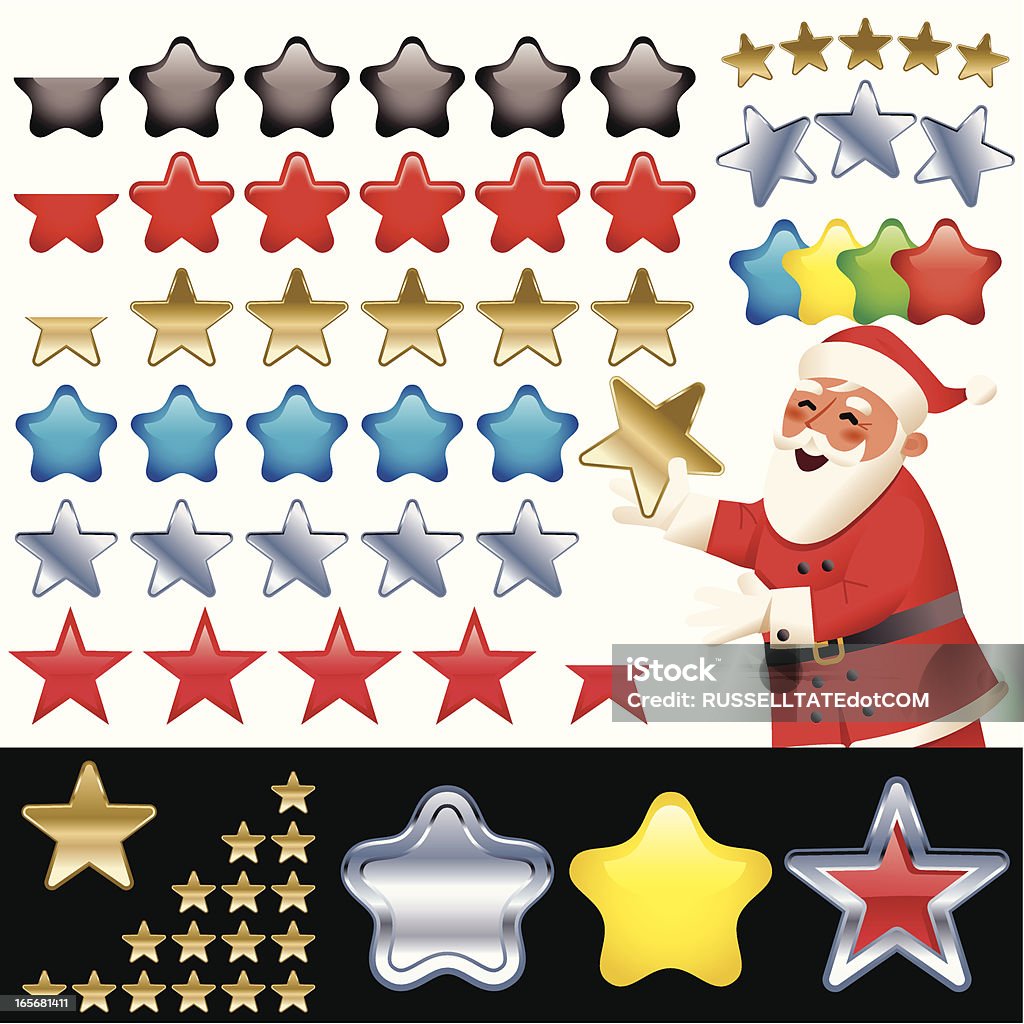 ESTRELAS DE NATAL - Royalty-free Adulto arte vetorial