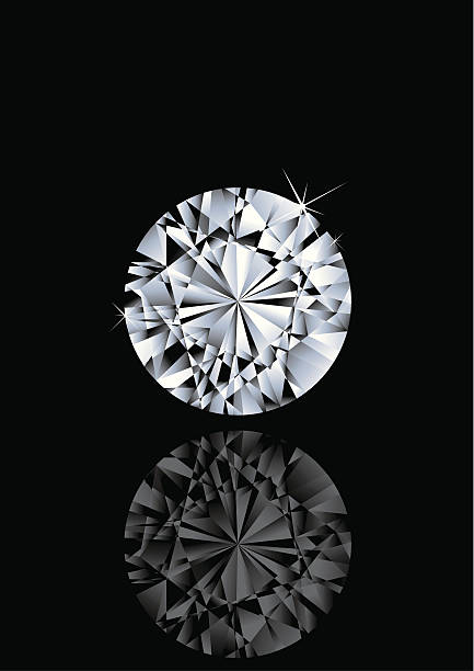 ilustrações, clipart, desenhos animados e ícones de formato arredondado joia - jewelry white background diamond gift