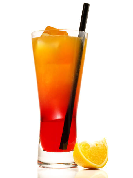 istock Campari Orange Cocktail on white Background - Isolated 1656815194