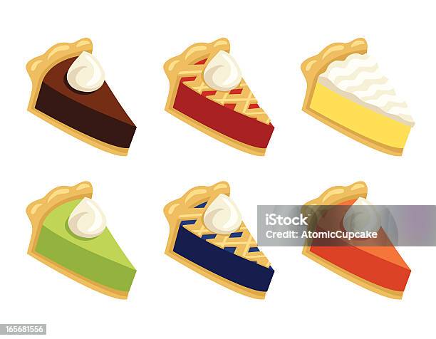 Ilustración de Pastel Variedad De y más Vectores Libres de Derechos de Pastel dulce - Pastel dulce, Vector, Pastel de merengue de limón