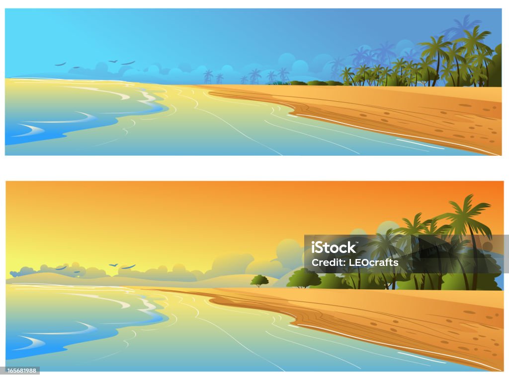 Beautiful Beach Backgrounds/Banners Self illustrated Beautiful Beach Backgrounds/Banners, all elements are in separate layers and grouped individually..very easy to edit. Please visit my portfolio for more options. Please see more related images in these lightboxes: Backgrounds stock vector