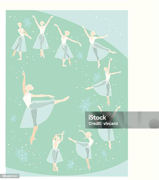 Nove Onorevoli Danza - Immagini vettoriali stock e altre immagini di Danza classica - Danza classica, Natale, Ballerino di danza classica