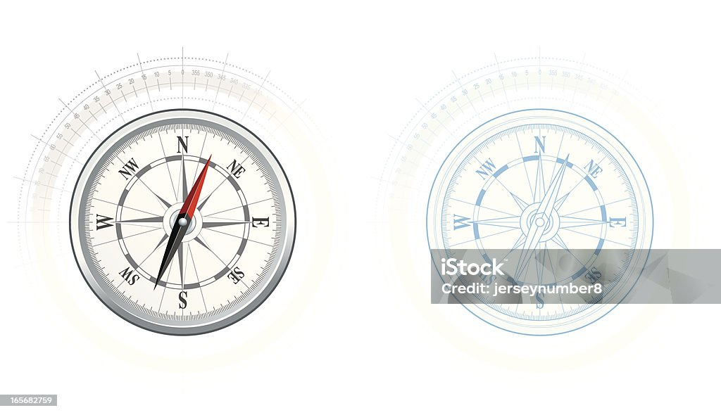 Compass - clipart vectoriel de Angle aigu libre de droits