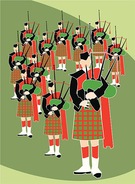 Onze Pipers passepoil - Illustration vectorielle