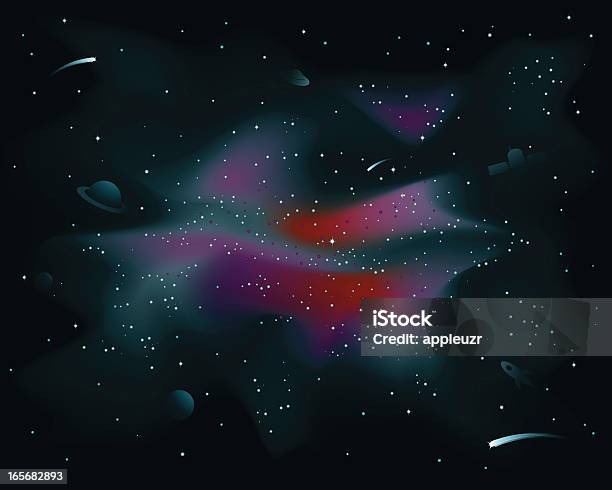 Vetores de Espaço Galáxia e mais imagens de Via Láctea - Via Láctea, Astronomia, Ciência
