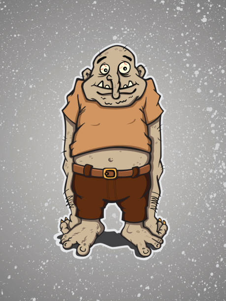 Goober Troll vector art illustration