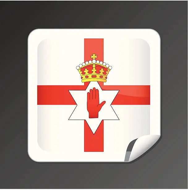 Vector illustration of Northern Ireland flag icon