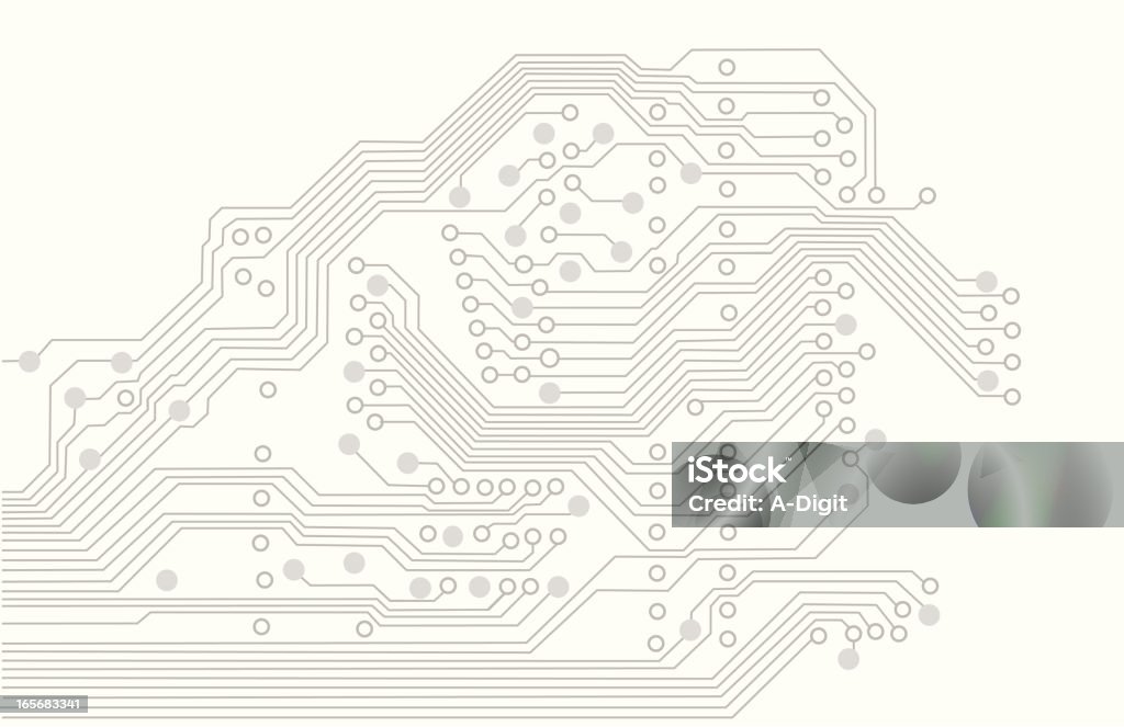 CircuitBackground - arte vectorial de Contorno libre de derechos