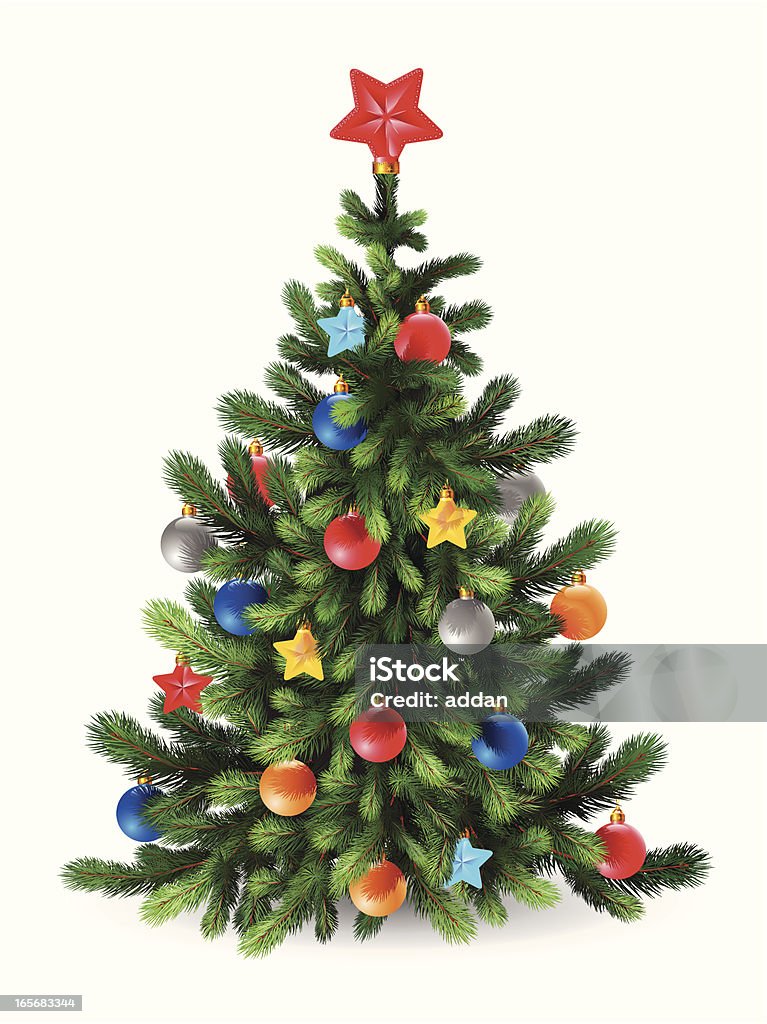 Christmas Weihnachtsbaum - Lizenzfrei Weihnachtsbaum Vektorgrafik