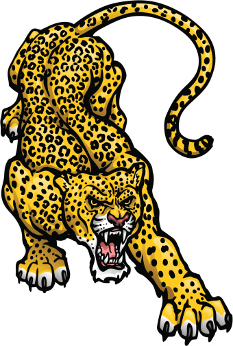 Crouching Leopard Stock Illustration - Download Image Now - Mountain ...