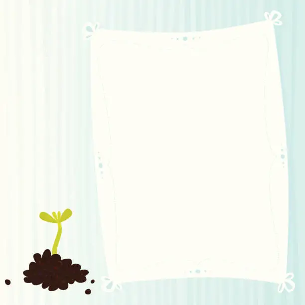 Vector illustration of Baby plant