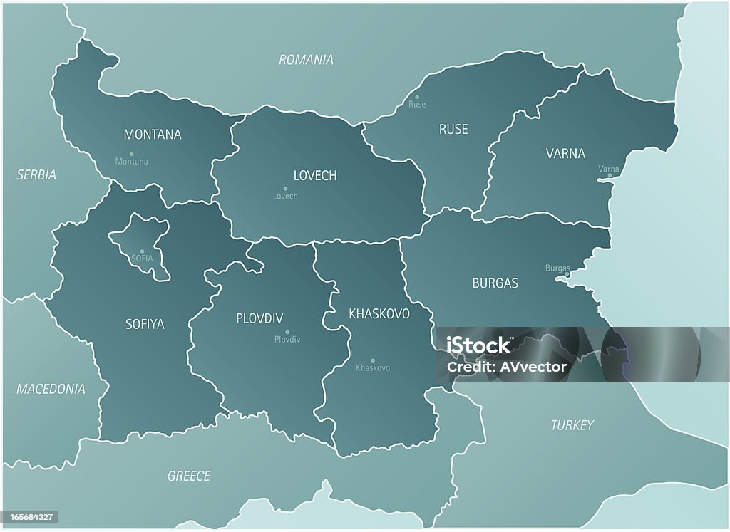 Болгария - Векторная графика Балканы роялти-фри