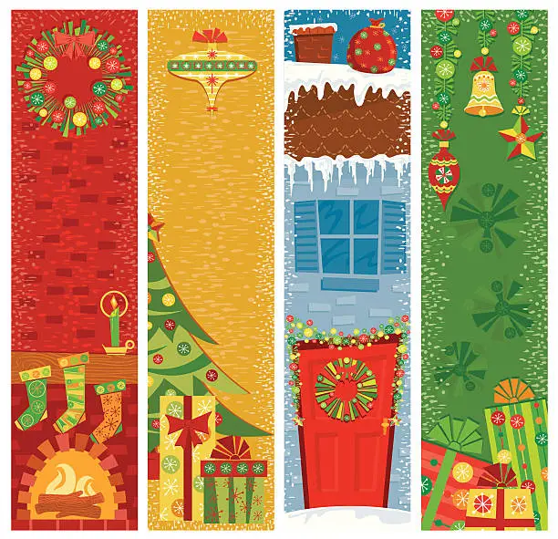 Vector illustration of Christmas Banners