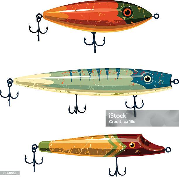 Fishing Lures Stock Illustration - Download Image Now - Fishing Hook, Fishing, Fishing Industry