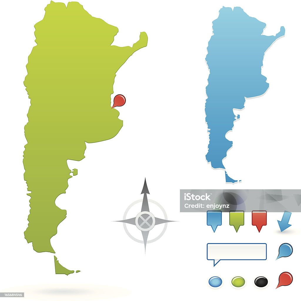 Аргентина - Векторная графика Аргентина роялти-фри