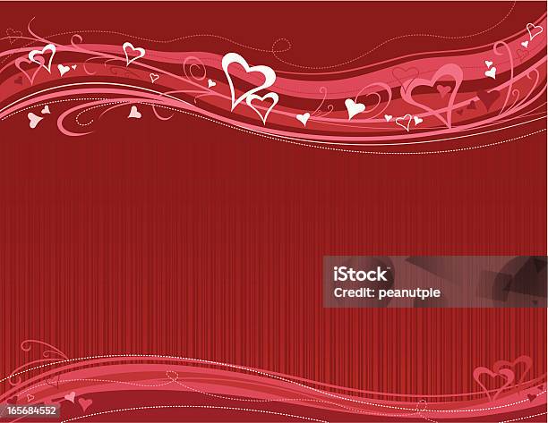 Fundo Vermelho De Dia Dos Namorados - Arte vetorial de stock e mais imagens de Amor - Amor, Cartão do Dia dos Namorados, Comemoração - Evento