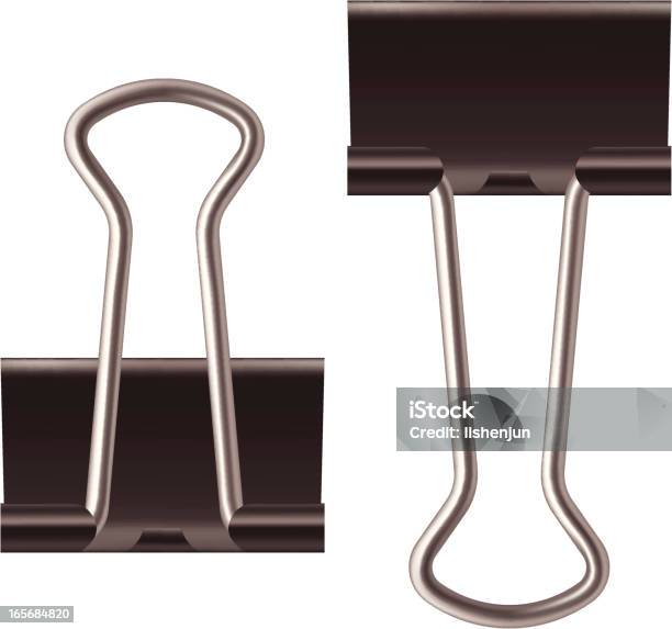 Paper Clip Stock Vektor Art und mehr Bilder von Büroklammer - Büroklammer, Freisteller – Neutraler Hintergrund, Illustration