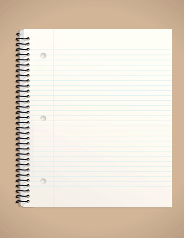 Notepad With Side Note Sidecoiled Notepad Stock Illustration - Download Image Now - Spiral ...