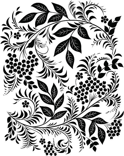 illustrations, cliparts, dessins animés et icônes de arrière-plan - floral pattern vector illustration and painting computer graphic