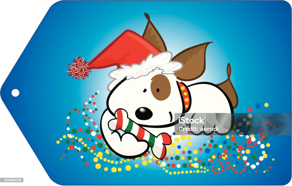 Chien de Noël - clipart vectoriel de Chien libre de droits