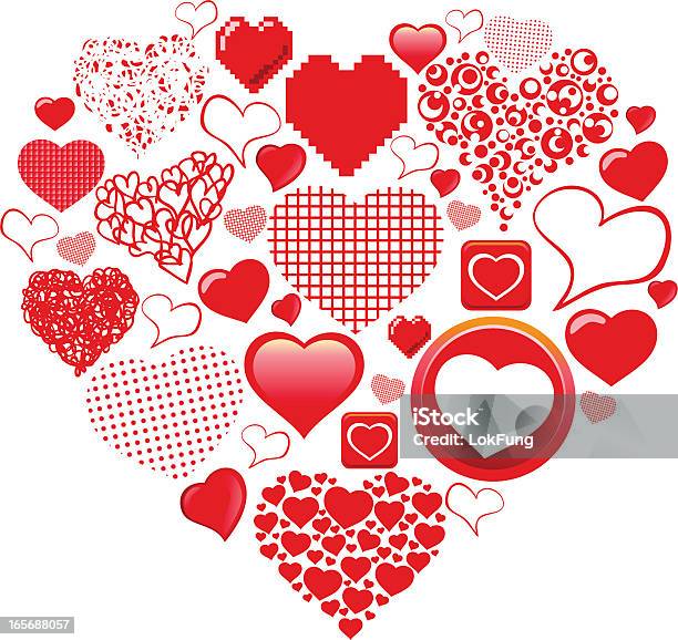 Heart Of Hearts Stock Illustration - Download Image Now - Heart Shape, Icon  Symbol, Pendant - iStock