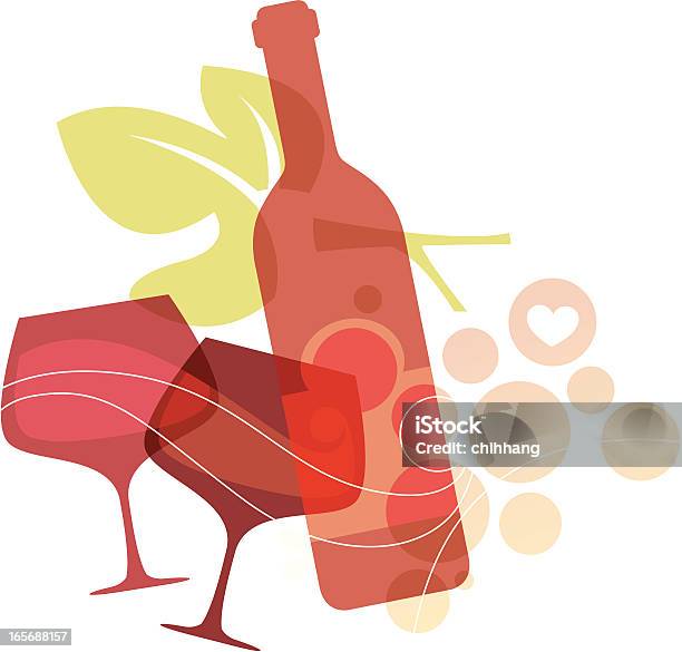 Delicioso Vida Vinho Tinto - Arte vetorial de stock e mais imagens de Bebida Alcoólica - Bebida Alcoólica, Comemoração - Conceito, Comida e Bebida