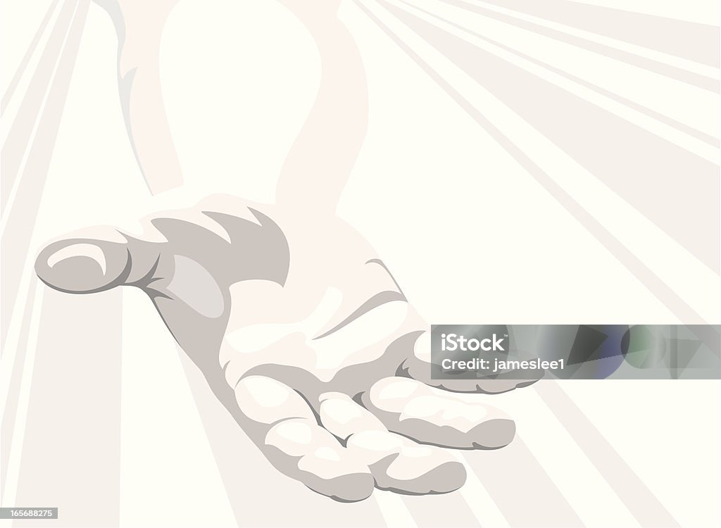 Mão de Deus - Royalty-free Mão de Deus - Motivo religioso arte vetorial