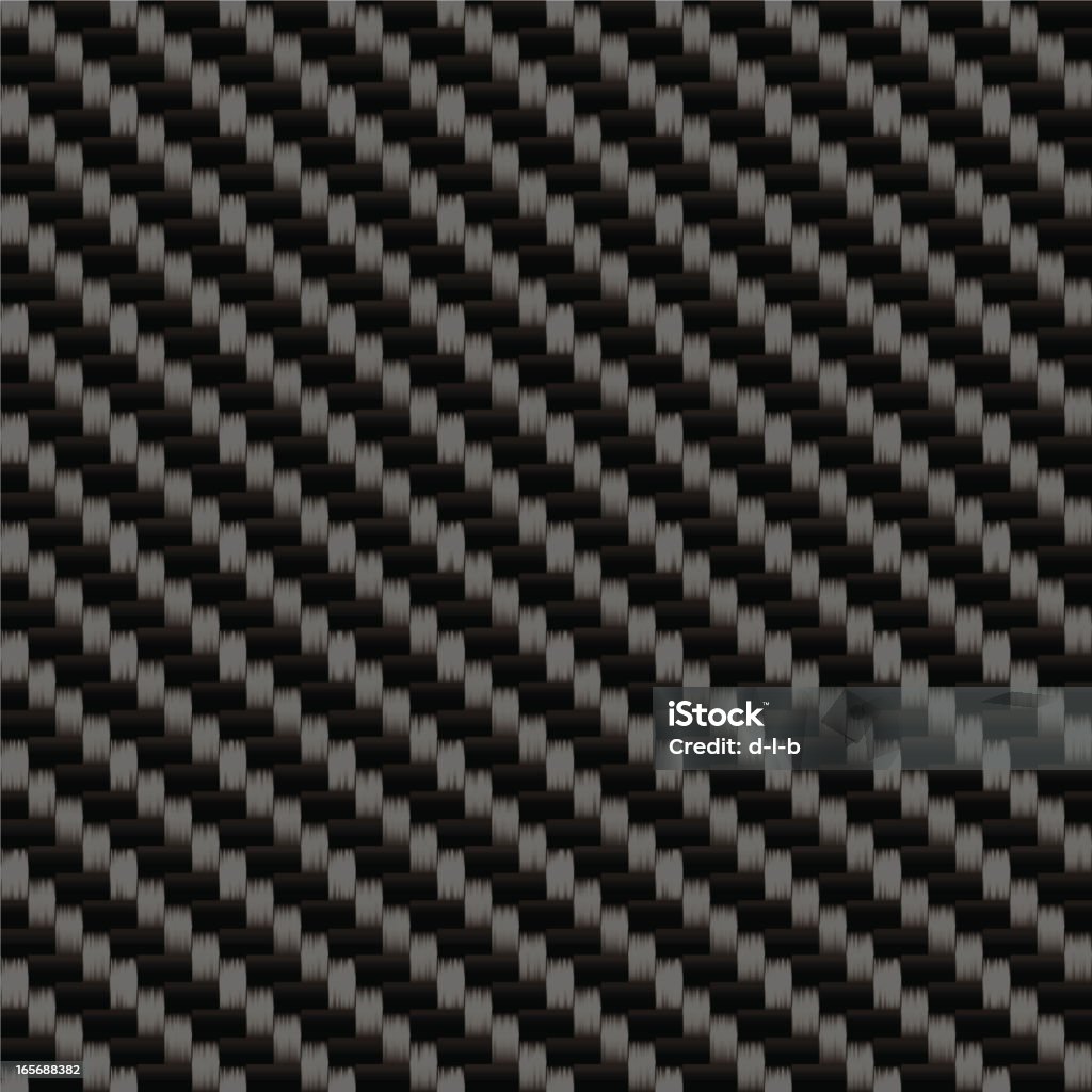 Tileable włókno węglowe splocie Wzór arkusza - Grafika wektorowa royalty-free (Włókno węglowe)