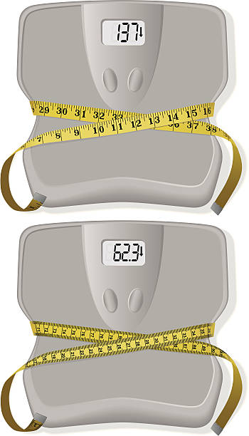istock Metric and Imperial Bathroom Scales with Tape Measures 165688491