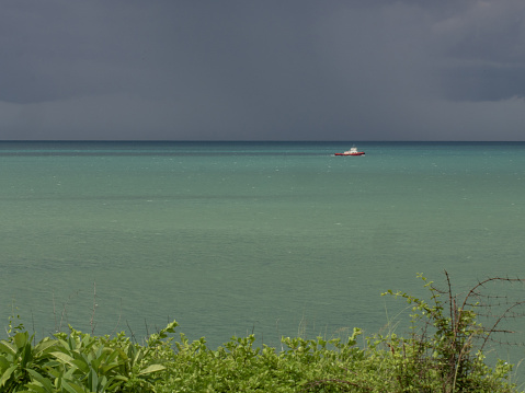 Storm is coming Fort Myers beach in Florida, USA