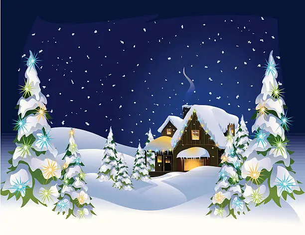 Vector illustration of Holiday Home