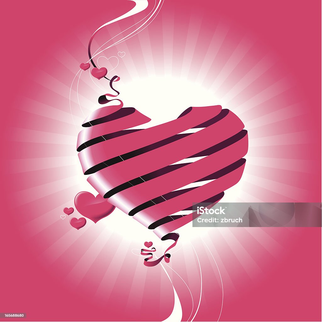 Composição com corações - Vetor de Amor royalty-free