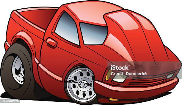 Cartoon Truck Stock Illustration - Download Image Now - Car, Cartoon, Convertible