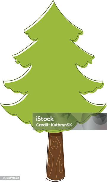 Sketchy Pine Tree Stock Illustration - Download Image Now - Cut Out, Doodle, Environmental Conservation