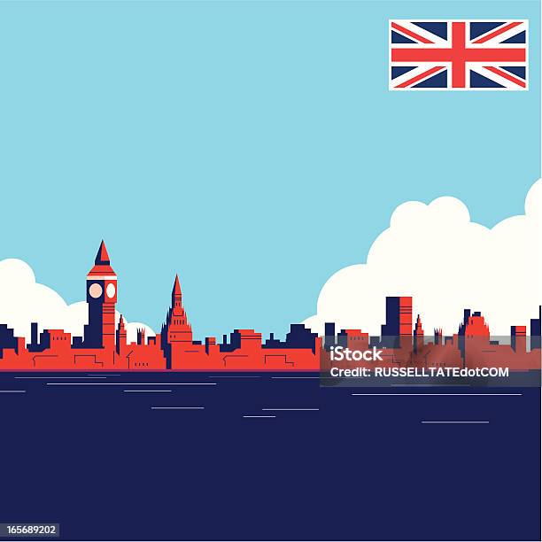 Uk Landmark Thames Stok Vektör Sanatı & Londra - İngiltere‘nin Daha Fazla Görseli - Londra - İngiltere, Birleşik Krallık, Şehir manzarası