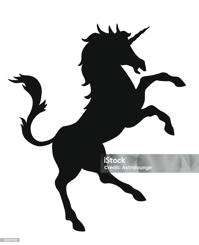 unicorn unicorn silhouette Unicorn stock vector