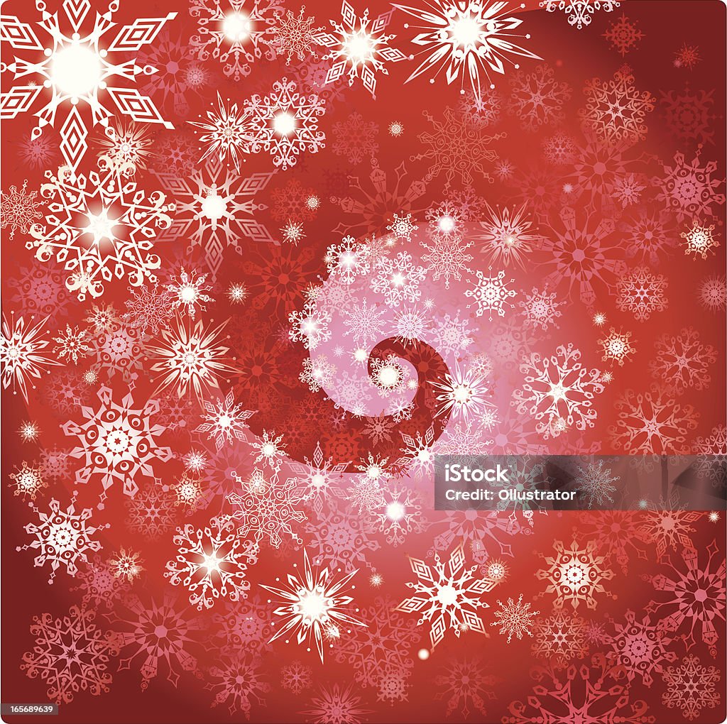 La magie de l'hiver - clipart vectoriel de Flocon de neige - Neige libre de droits